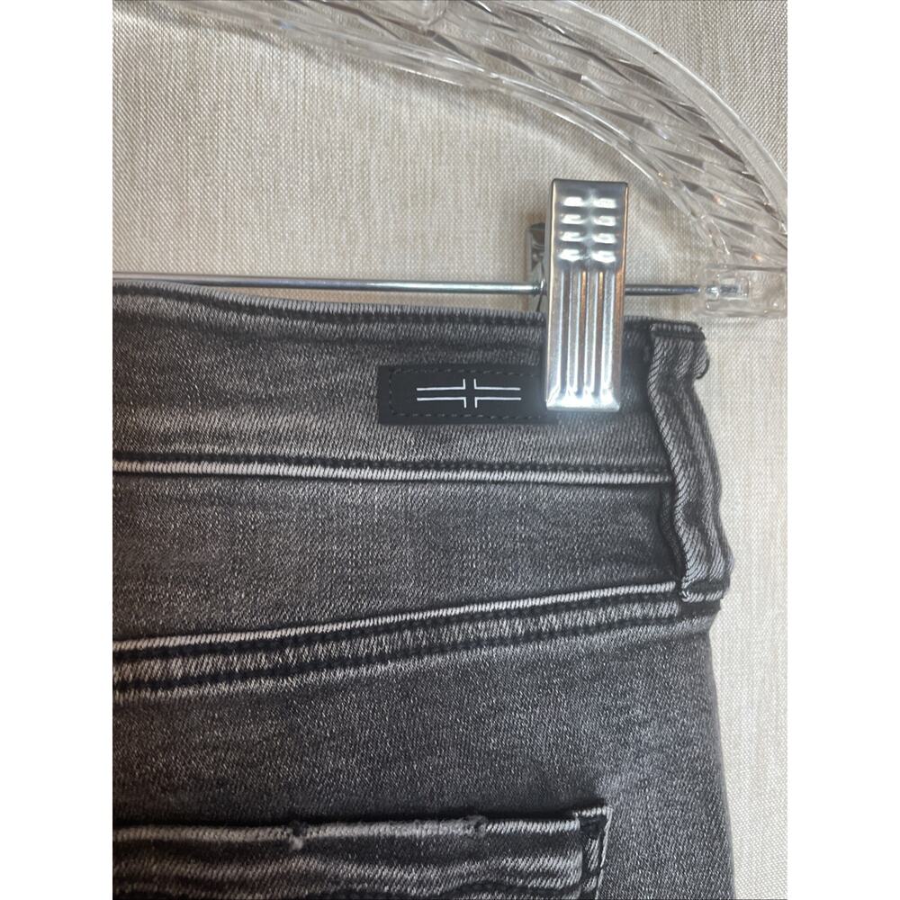 Liverpool Los Angeles The Crop Flare Jeans Shadows Gray Wash Womens Size 4/27 - Picture 5 of 9